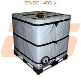 IBC tank-heater 1000 L (275 gal) at 400 V biphasic